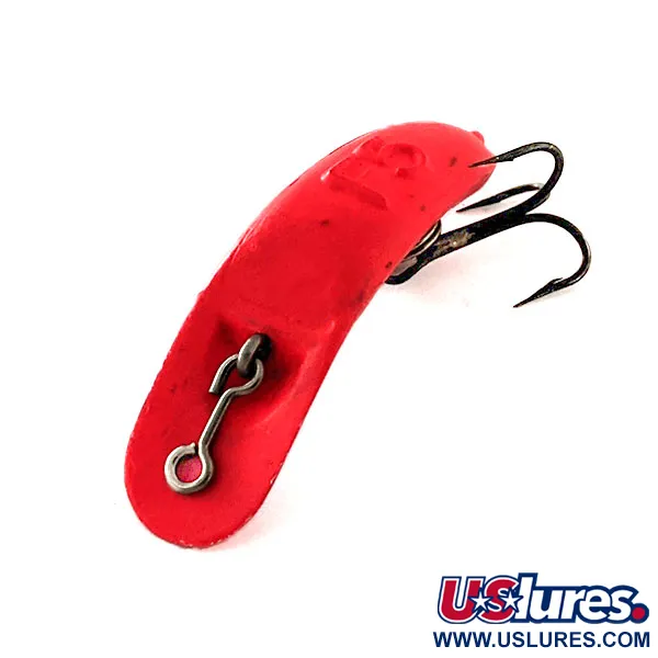 Vintage Yakima Bait Worden's Flatfish F5, 1/16oz Fluorescent Pink fishing lure #11871