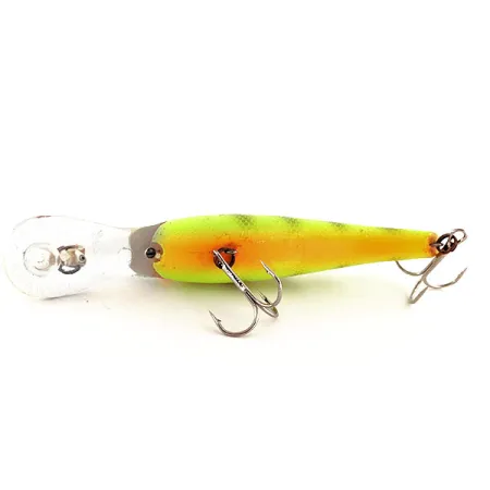 Vintage Cotton Cordell Wally Diver Magnum UV, 3/4oz Chartreuse fishing lure #11872