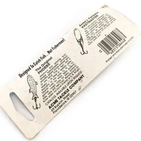 Acme Fiord Spoon, 2/5oz Nickel / Blue fishing spoon #11879