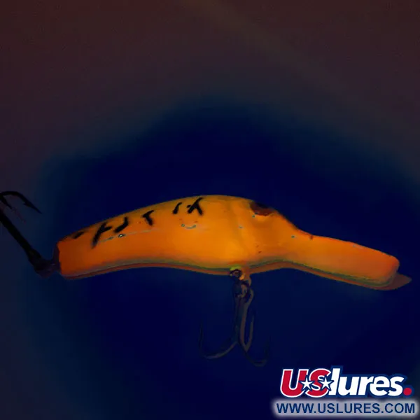 Vintage Lindy / Little Joe  Lindy Shadling UV, 3/16oz Orange Tiger fishing lure #11885