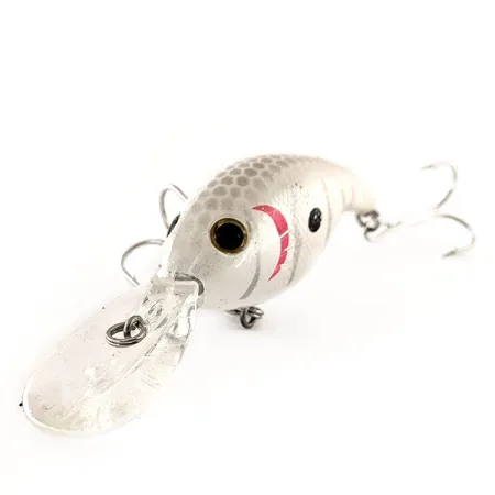 Bass Pro Shops XPS Lazer Eye Deep Diver, 2/5oz White Pearl fishing lure #11899
