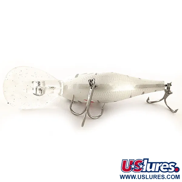   Bass Pro Shops XPS Lazer Eye Deep Diver, 2/5oz White Pearl fishing lure #11899