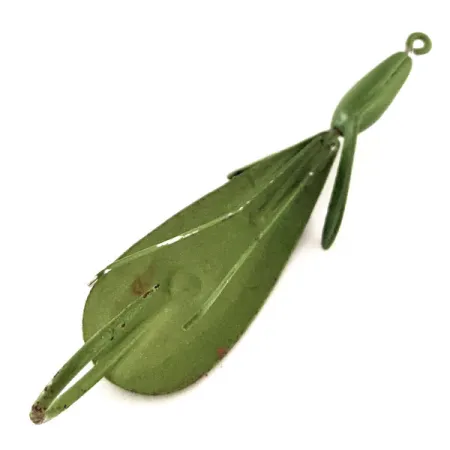 Vintage Johnnie O'Neil Weedless Johnnie O’ Neils Weed Wing 2, 2/5oz Frog fishing spoon #11900