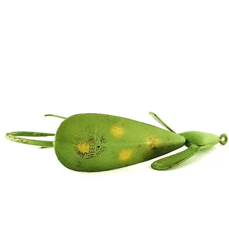 Vintage Johnnie O'Neil Weedless Johnnie O’ Neils Weed Wing 2, 2/5oz Frog fishing spoon #11900