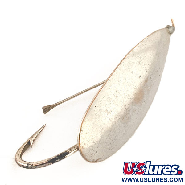 Vintage   Weedless Johnson Silver Minnow, 3/4oz Silver fishing spoon #11903