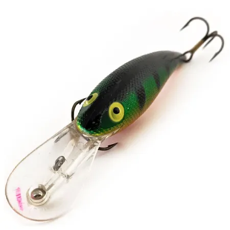 Vintage Cotton Cordell Wally Diver, 1/2oz Tiger fishing lure #11905