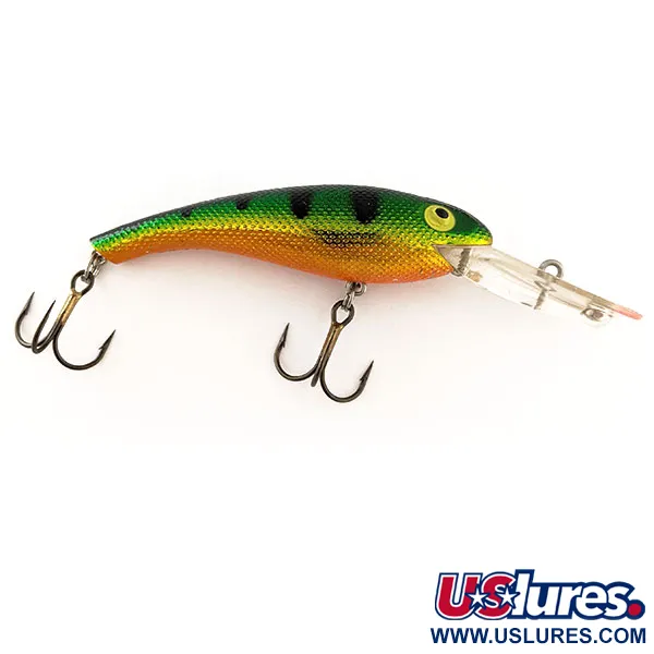 Vintage   Cotton Cordell Wally Diver, 1/2oz Tiger fishing lure #11905