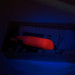   Flatfish F6 Helin Tackle UV, 3/32oz FRL Fluorescent Red fishing lure #11910