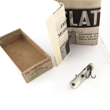 Flatfish F4 Helin Tackle, 3/64oz SL (Silver) fishing lure #11911