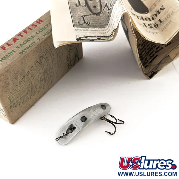   Flatfish F4 Helin Tackle, 3/64oz SL (Silver) fishing lure #11911