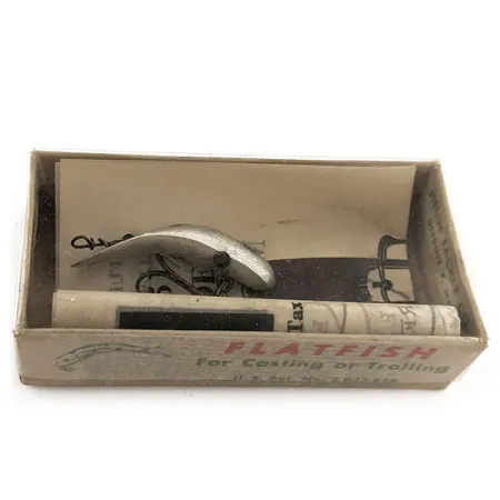 Flatfish F4 Helin Tackle, 3/64oz SL (Silver) fishing lure #11911