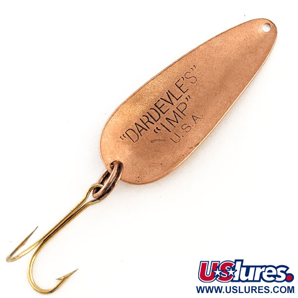 Vintage  Eppinger Dardevle Imp, 2/5oz Copper fishing spoon #11928