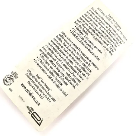 Rebel Crawfish, 3/16oz Crawfish fishing lure #17443