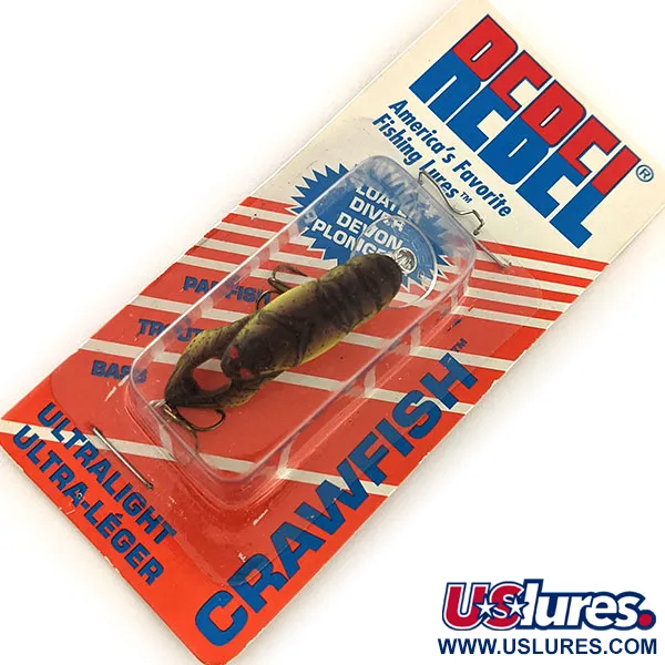 Rebel Crawfish, 3/32oz fishing lure #11934