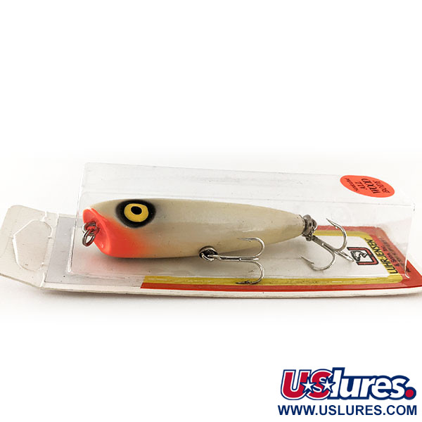    Luhr Jensen P.J. POP Wooden, 3/5oz Pearl / Red fishing lure #11935