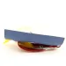   Weezel Weedless Rex Spoon, 2/5oz Red / White fishing spoon #11937