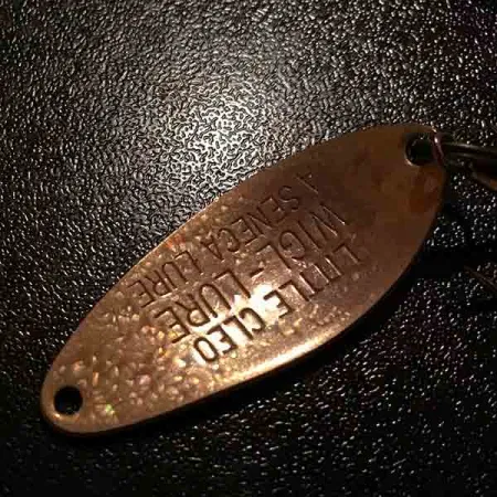 Vintage Seneca Little Cleo Crystal, 1/4oz Crystal (Golden Scale)  fishing spoon #11940