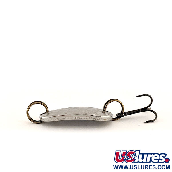 Vintage   Luhr Jensen Luhr’s wobbler, 3/16oz Hammered Steel fishing spoon #12343