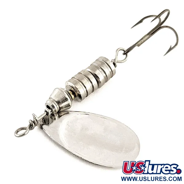 Vintage   Luhr Jensen Metric , 3/16oz Nickel spinning lure #11960