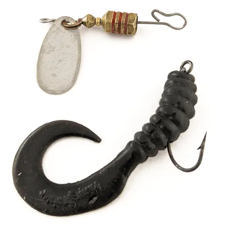 Vintage Mepps Comet 1 Combo Killer (replaceable hook), 3/16oz Silver spinning lure #11962