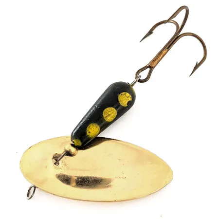 Vintage Panther Martin 15, 1/2oz Gold / Black spinning lure #11965