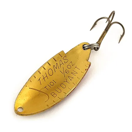 Vintage Thomas Buoyant, 3/16oz Golden Trout fishing spoon #11974