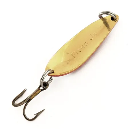 Acme Fiord Spoon Jr, 1/8oz Red / White / Gold fishing spoon #11975