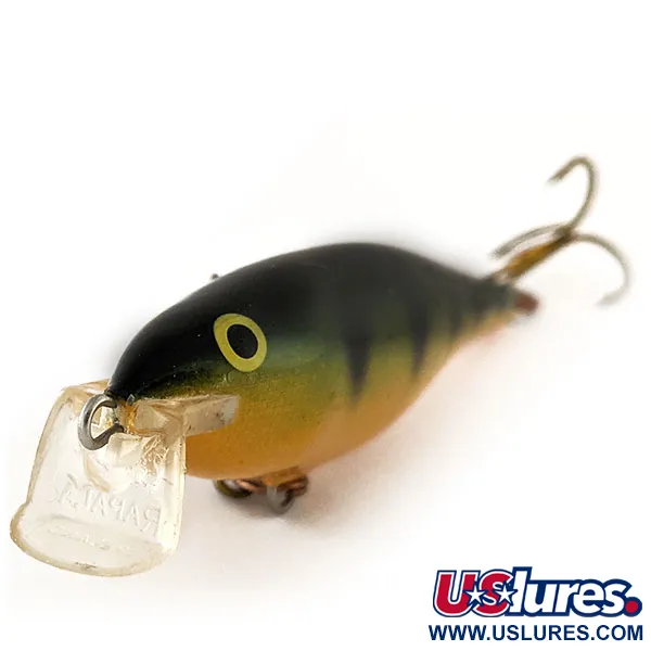 Vintage Rapala Shallow Shad Rap 08, 1/3oz Fire Tiger fishing lure #11977