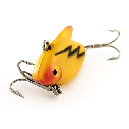 Vintage Kmart Kresge #41, 3/16oz Yellow / Black fishing lure #11988
