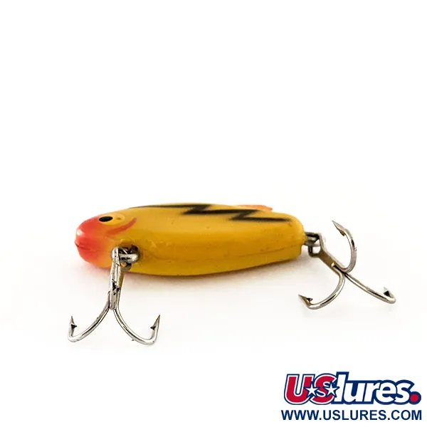 Vintage   Kmart Kresge #41, 3/16oz Yellow / Black fishing lure #11988