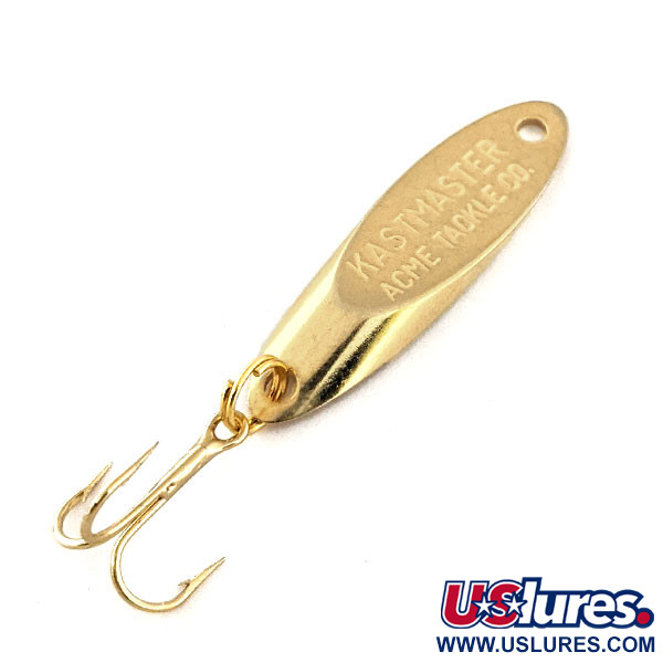 Vintage  Acme Kastmaster , 1/8oz Gold fishing spoon #12007