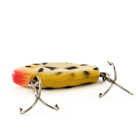 Vintage Kmart Kresge #41, 3/16oz White / Black fishing lure #12013
