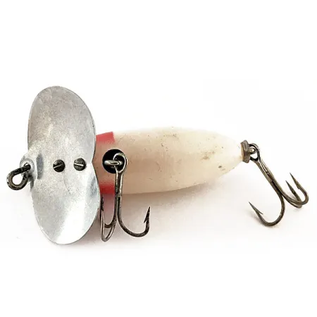 Vintage Kmart Kresge #304, 1/4oz Red / White fishing lure #12015