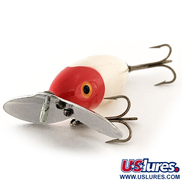 Vintage   Kmart Kresge #304, 1/4oz Red / White fishing lure #12015