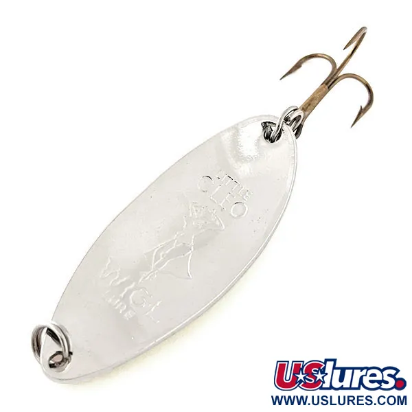 Vintage Seneca Little Cleo (Hula Girl), 1/2oz Yellow / Orange fishing spoon #12020