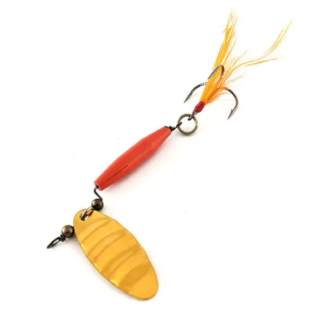 Vintage Worth #301, 1/3oz red/gold spinning lure #20135