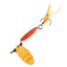Vintage   Worth #301, 1/3oz Red/gold spinning lure #16535