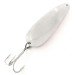   Worth Chippewa Steel Spoon UV , 1 1/4oz White / Pink / Nickel fishing spoon #14005