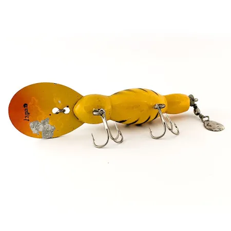 Vintage Kmart Kresge #380, 1/3oz Yellow fishing lure #12030