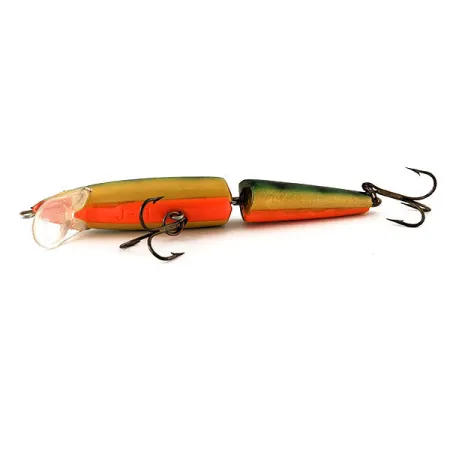 Vintage Rapala Jointed J -11, 1/3oz Fire Tiger fishing lure #12032