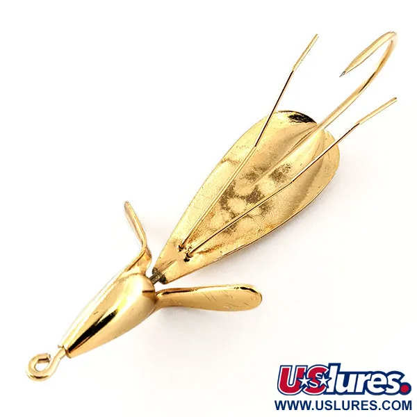 Vintage   Weedless Panther Martin Weed Wing, 1/2oz Gold fishing spoon #12034