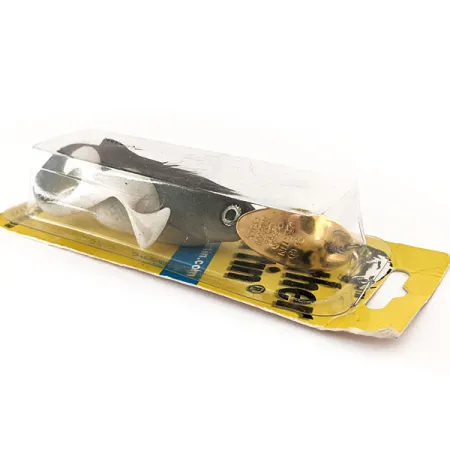 Panther Martin 9 Double Trouble with soft bait, 3/4oz Gold spinning lure #12046