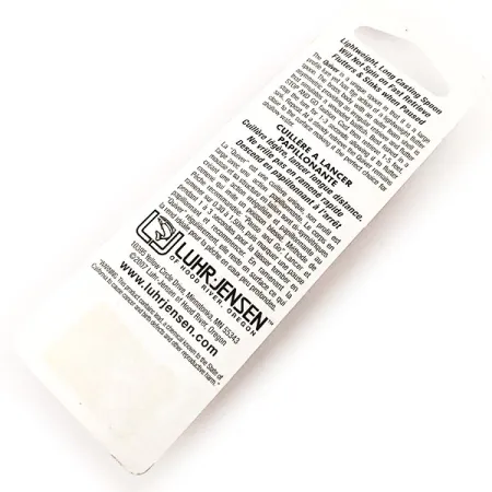 Luhr Jensen Quiver , 1/2oz Pearls / Glow in Dark fishing spoon #12050