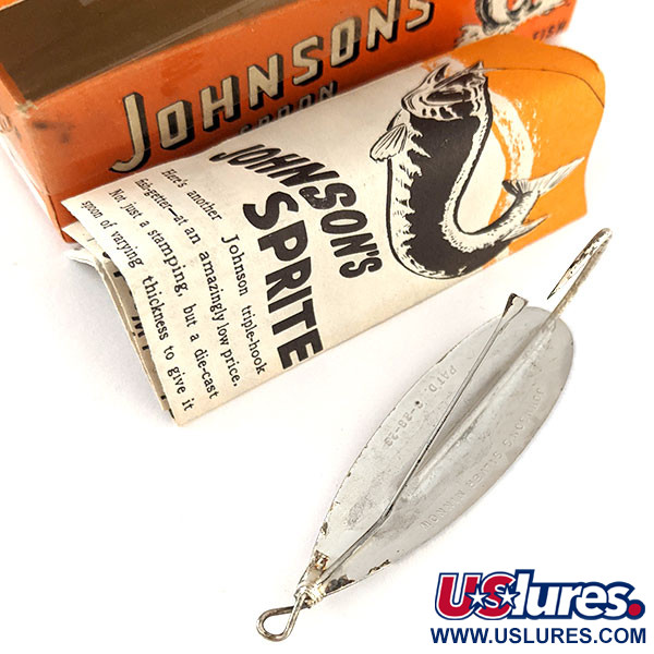   Weedless Johnson Silver Minnow, 2/5oz Silver / Silver Plated fishing spoon #12059