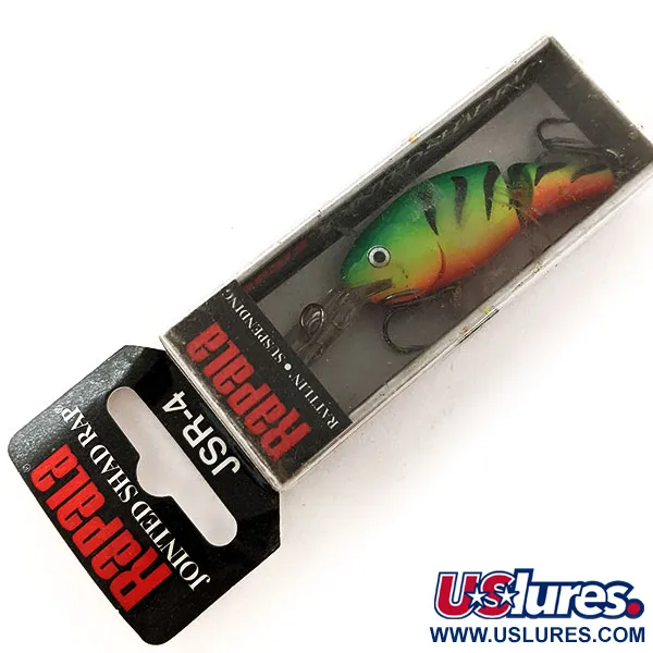 Rapala Shad Rap Jointed RS 04, 3/16oz FT (Fire Tiger) fishing lure #12060