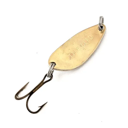 Vintage Little Cleo Seneca, 1/8oz Gold fishing spoon #12081