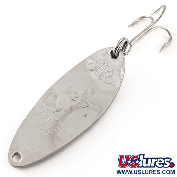 Vintage   Acme Little Cleo, 1/3oz Nickel / Trout fishing spoon #12085
