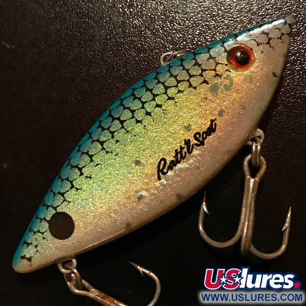 Vintage   Cotton Cordell Ratt'l Spot​ G-Finish coating, 1/2oz G Finish Reflective Coating fishing lure #12102