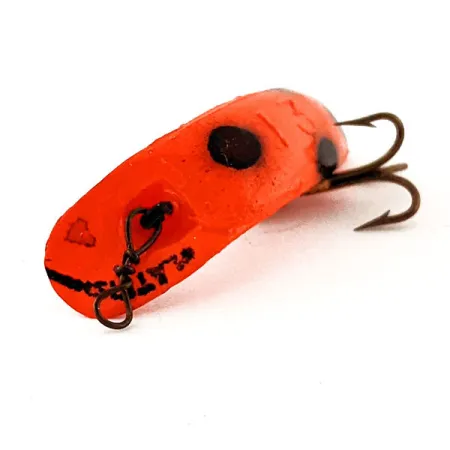 Vintage Yakima Bait FlatFish F3, 1/32oz Red / Black fishing lure #12110
