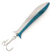 Vintage   Acme Flash-King Wobbler , 1/4oz Nickel / Blue fishing spoon #12151
